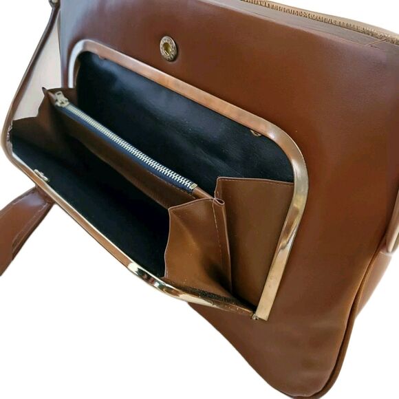 70s/80s Disco Shoulder Crossbody Bag Purse Removable Strap Club Clutch Stocko - Picture 2 of 12